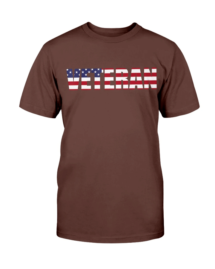 American Flag Military Veteran Of Vietnam Afghanistan Iraq T-Shirt - spreadstores