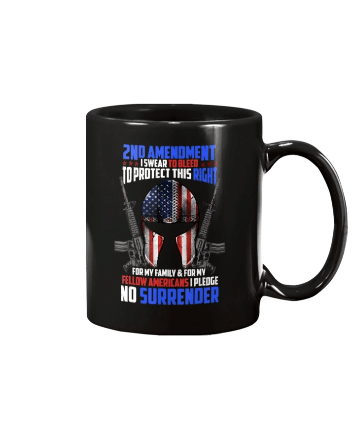 2nd Amendment Gun Rights USA Flag Military Veteran Patriotic Mug - spreadstores