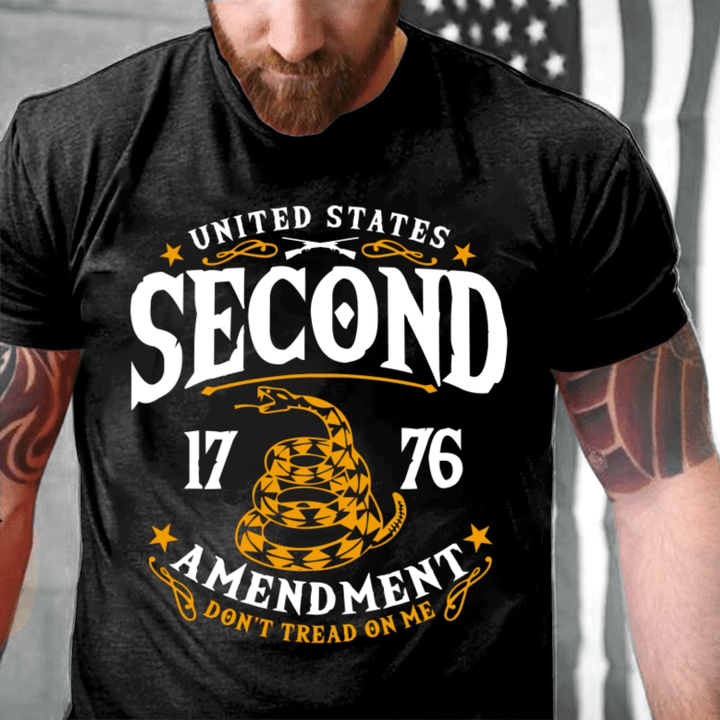 2nd Amendment Shirt, United States Second 1776 Amendment, Don't Treat On Me T-Shirt - spreadstores