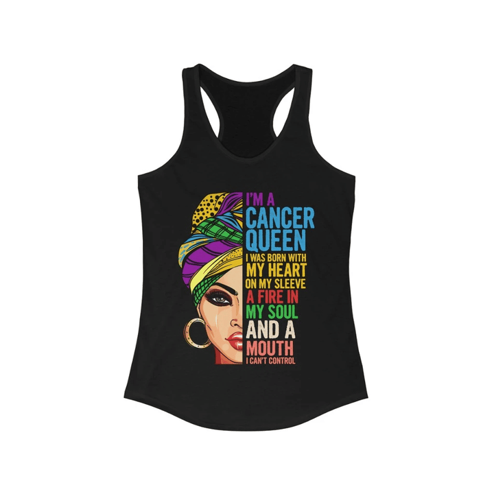 Cancer Zodiac Tank, I'm A Cancer Queen, Birthday Gift Idea For Her, Birthday Gift Women's Tank - spreadstores