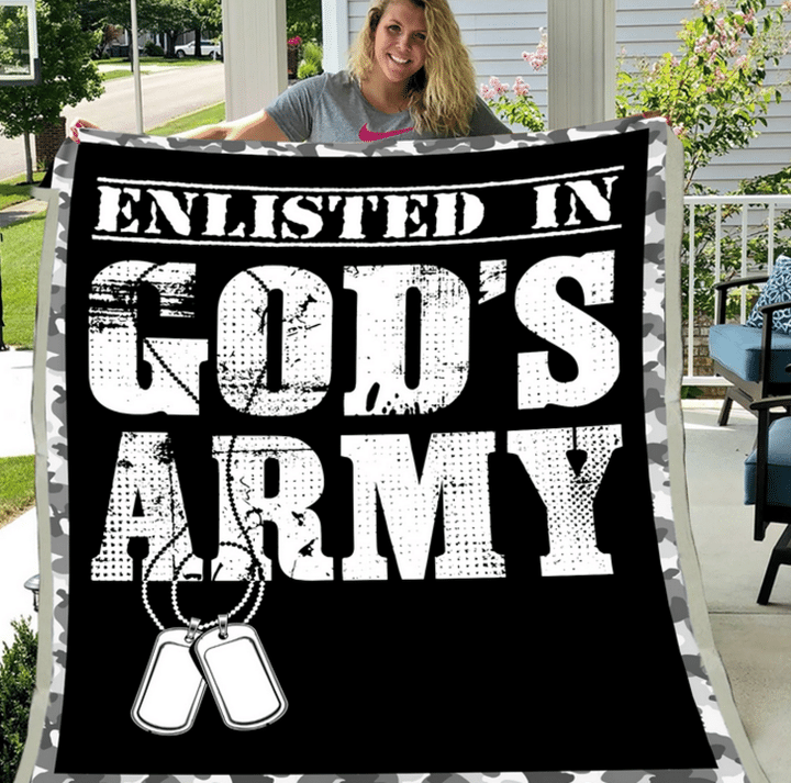 Army Veteran - Veteran Blanket, Army, Us Veteran, Quotes Blanket ATM-AMBL10 Fleece Blanket - spreadstores