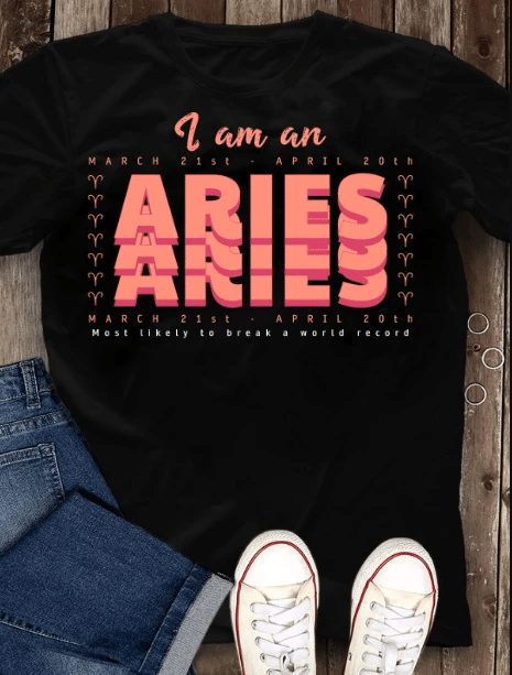 Aries Shirt, Birthday Gift Ideas, I Am An Aries Most Likely To Break A World Record T-Shirt - spreadstores
