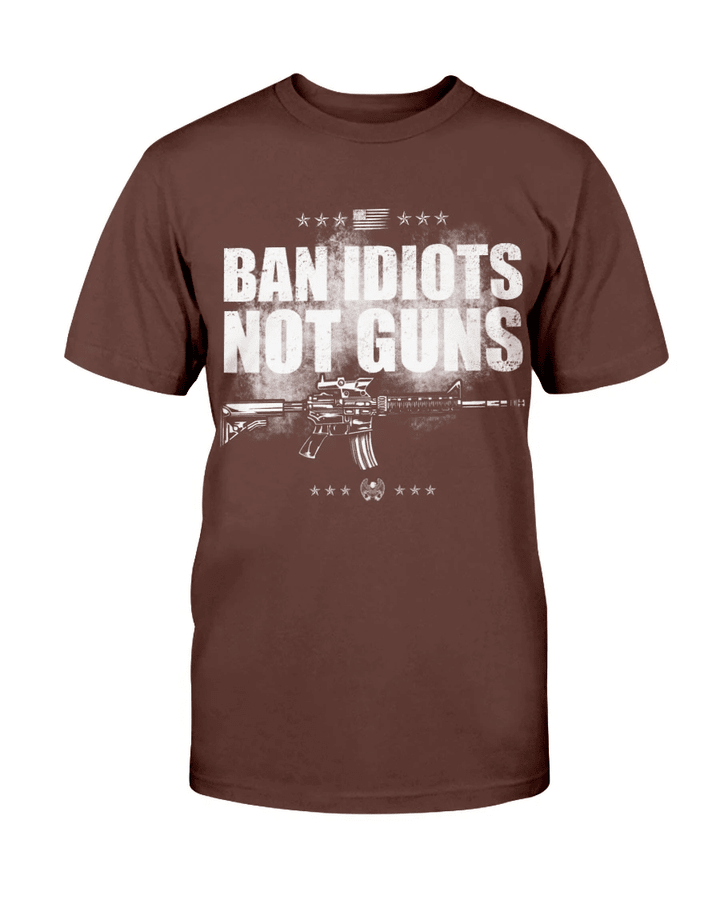 Ban Idiots Not Guns T-Shirt - spreadstores