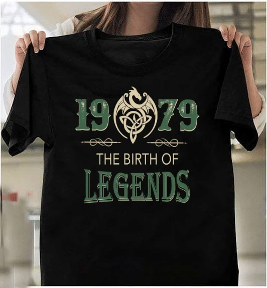 1979 The Birth Of Legends, Birthday Gifts Idea, Gift For Her For Him Unisex T-Shirt KM0704 - spreadstores