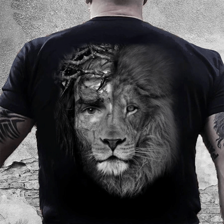 Christian Shirt, Gifts For Christian, Easter Gift, The Lion Of Judah Unisex T-Shirt - spreadstores