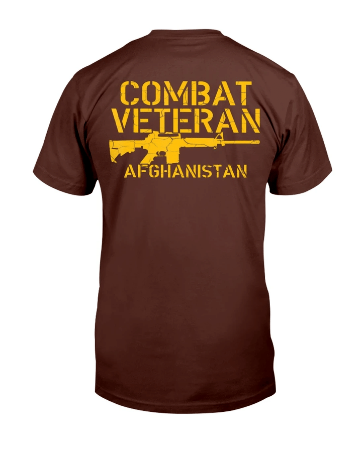 Combat Veteran Afghanistan T-Shirt - spreadstores