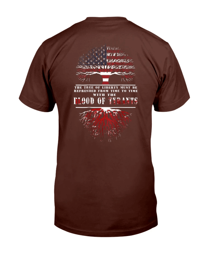 Blood of Tyrants Tee Veterans Gifts 2nd Amendment T-Shirt - spreadstores