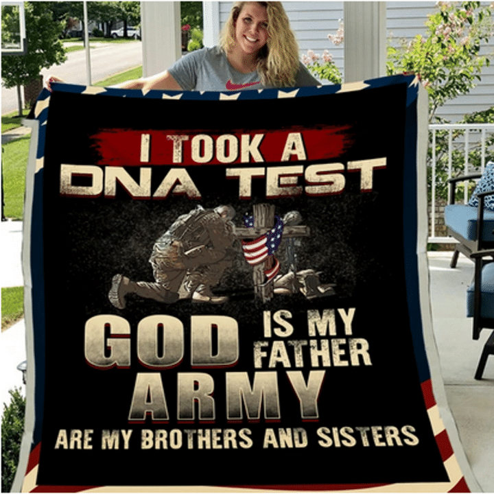 Army Veteran - Veteran Blanket, Army, Us Veteran, Quotes Blanket ATM-AMBL11 Fleece Blanket - spreadstores