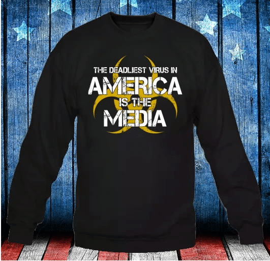 America Is The Media Long Sleeve - spreadstores