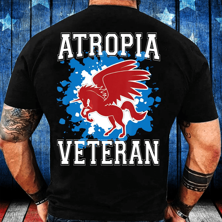 Atropia Veteran Shirt 4th Of July Unicorn Shirt DD 214 T-Shirt - spreadstores