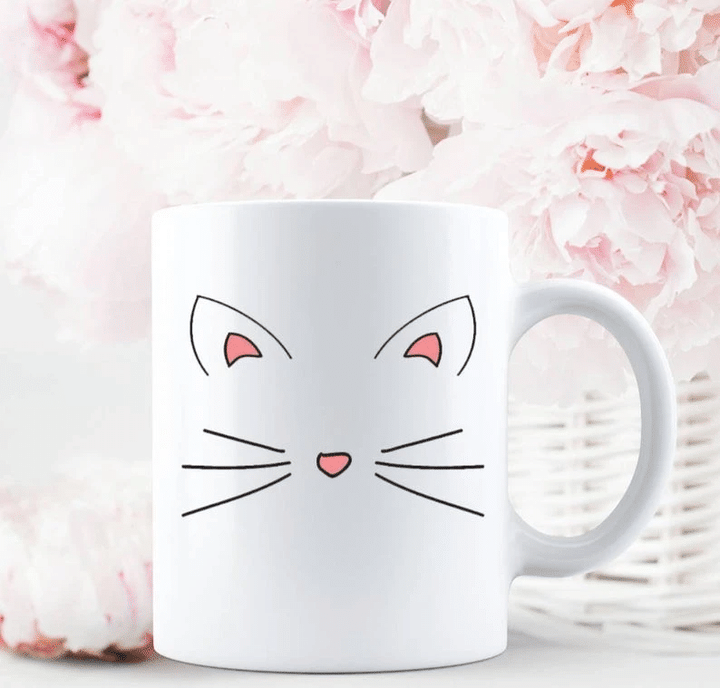 Cute Cat Mug, Cat Lover Mug, Cat Lover Gift, I Love Cats Mug, Kitty Kitten Mug, Cat Tea Cup, Kitten Coffee Mug - spreadstores