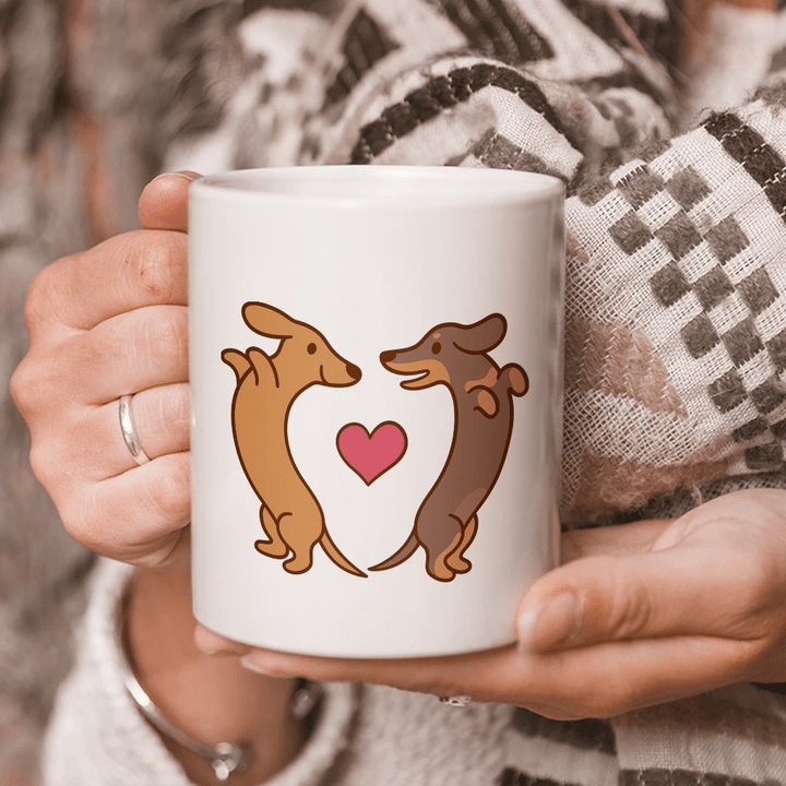 Dog Mugs, Dachshund Dog Mugs, Gifts For Dog Lover, Who Love Dachshunds Mug - Spreadstores