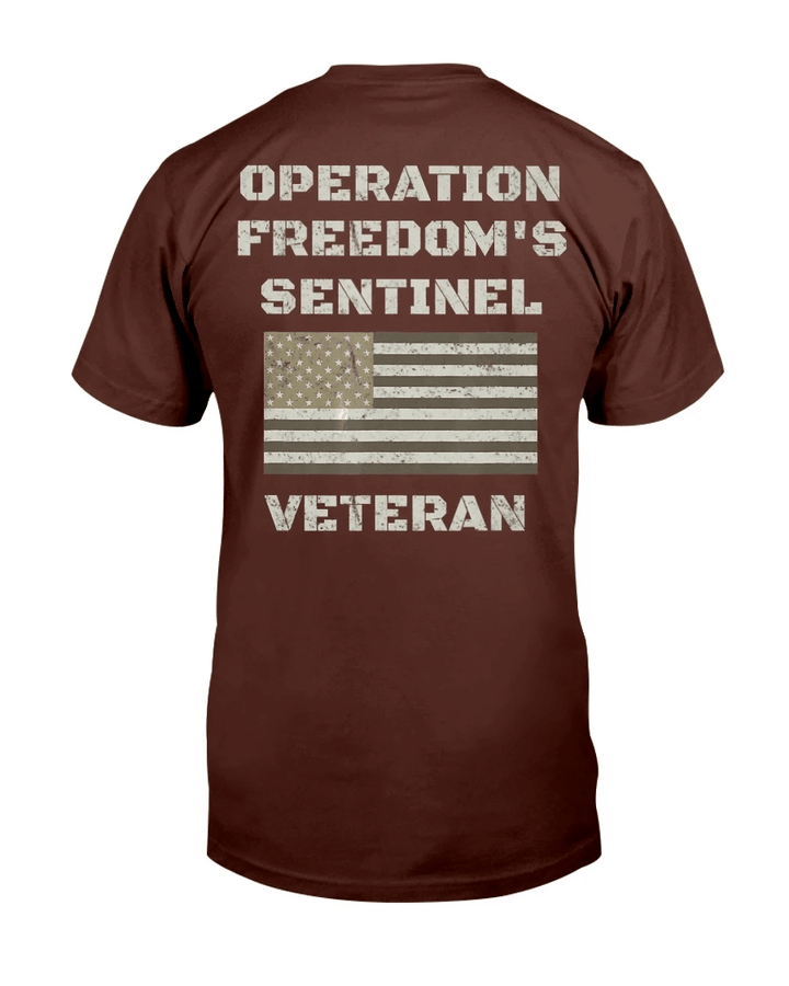 Freedom Sentinel Shirt Afghanistan Veteran T-Shirt - Spreadstores