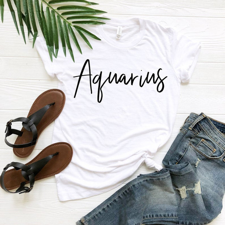 Funny Aquarius Shirt, Aquarius Zodiac Sign, Astrology Birthday Shirt, Aquarius Gifts Unisex T-Shirt - Spreadstores
