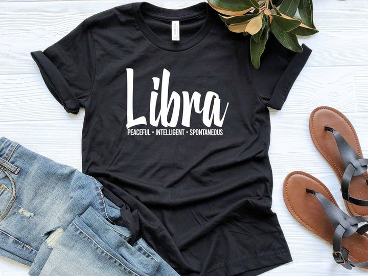 Funny Libra Shirt, Libra Nutrition Facts, Libra Birthday Shirt, Birthday Gift For Her V1 Unisex T-Shirt - Spreadstores
