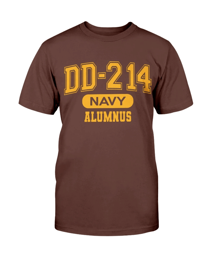 DD-214 US Navy Alumnus, Gift For Navy Veterans T-Shirt - Spreadstores