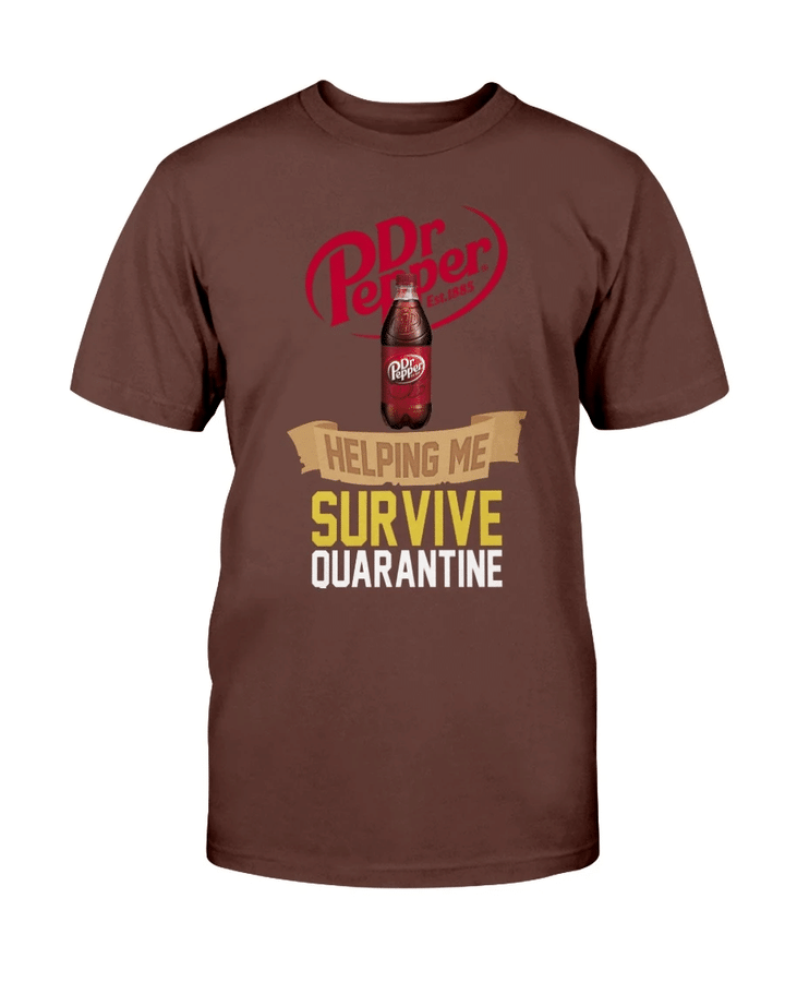 Helping Me Survive Quarantine T-Shirt - Spreadstores