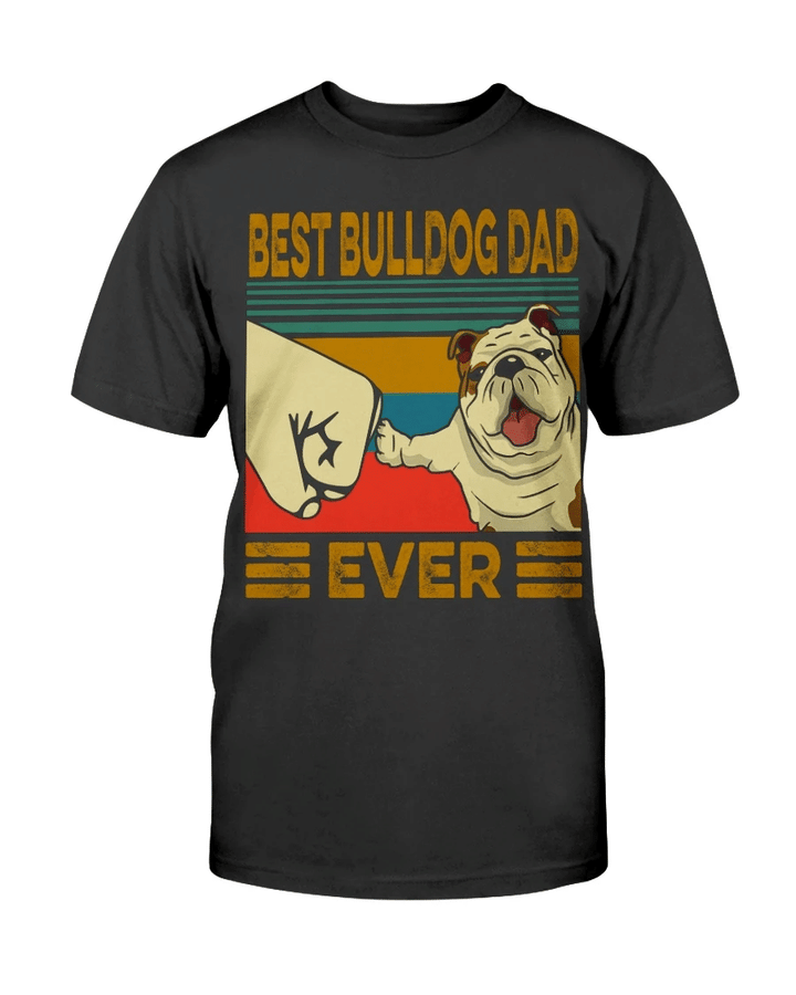 Happy Father's Day To Amazing Daddy, Daddy Shirt, Best Bulldog Dad Ever Vintage Retro T-Shirt - Spreadstores