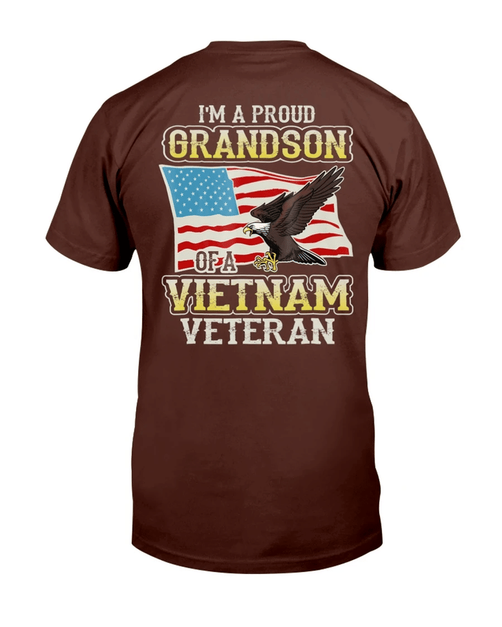 I'm A Proud Grandson Of A Vietnam Veteran T-Shirt - Spreadstores