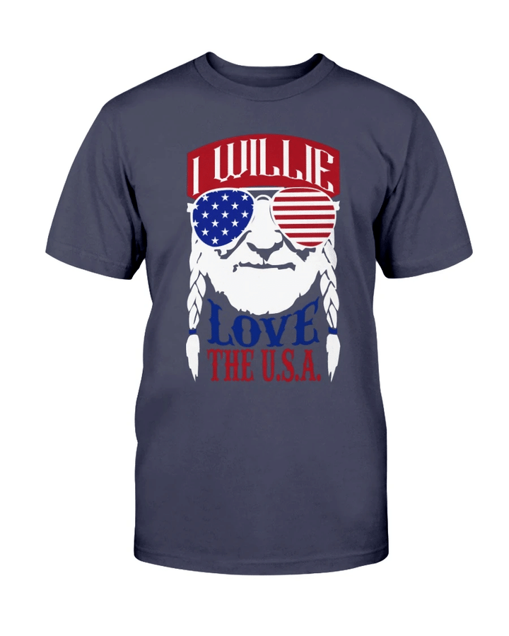 I Willie Love The USA T-Shirt - Spreadstores