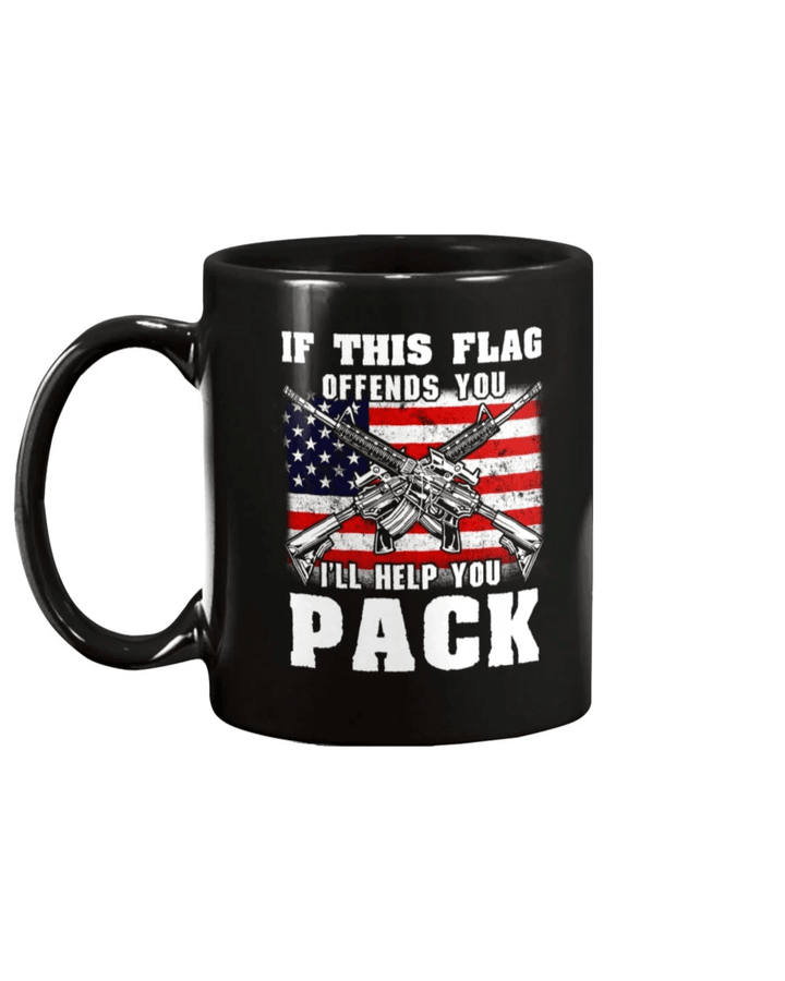 If This Flag Offends You I'll Help You Pack Mug - Spreadstores