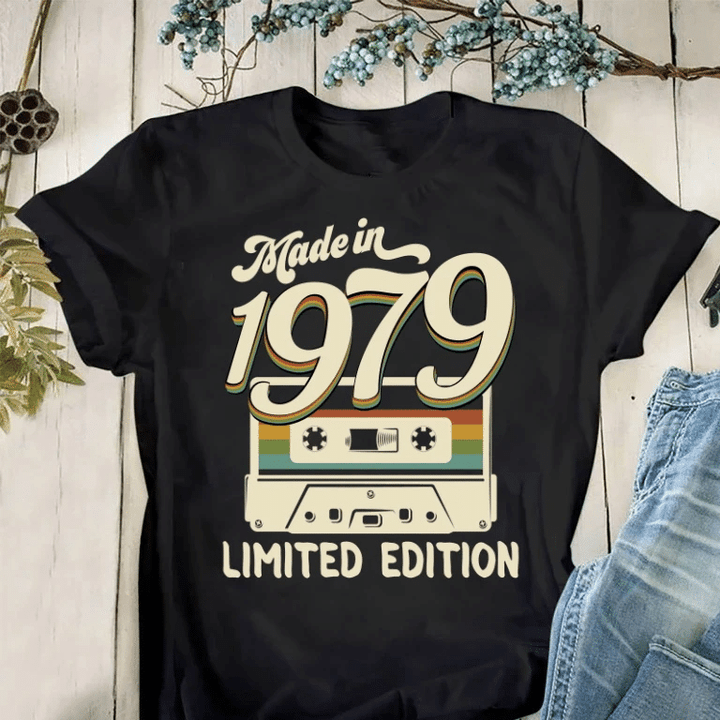 Made In 1979, Limited Edition, Birthday Gifts Idea, Gift For Her For Him Unisex T-Shirt - Spreadstores