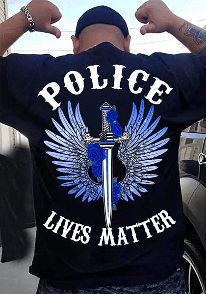 Police Lives Matter T-shirt HA1408 - Spreadstores