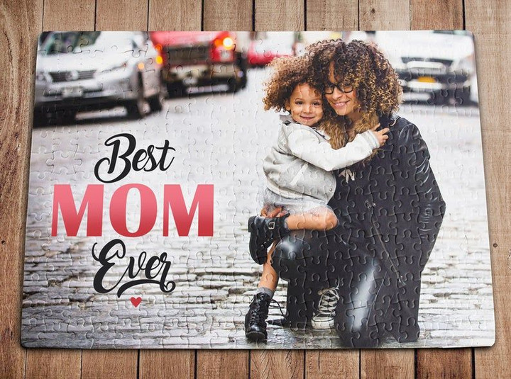 Personalized Puzzle, Mother's Day Gift, Gift For Mothers Day, Best Mom Ever, Gift For Mom Puzzle - Spreadstores