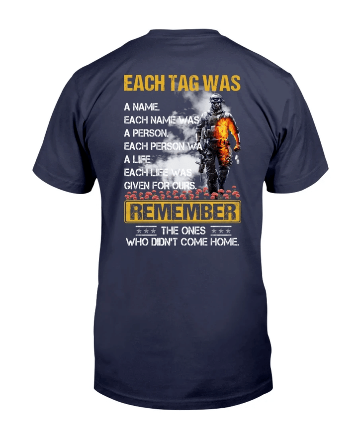 Remember The Ones Who Didn't Come Home T-Shirt - Spreadstores