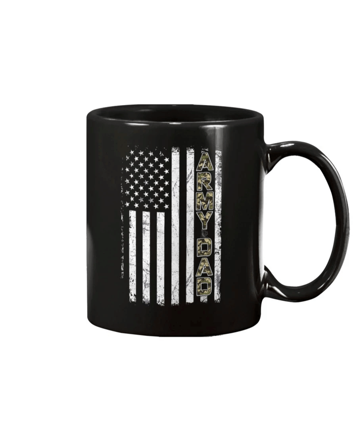 Proud Army Dad Mug United States USA Flag Father Mug - Spreadstores