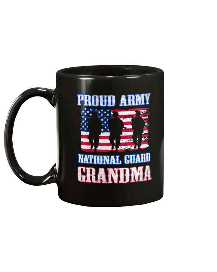 Proud Army National Guard Grandma USA Veteran Military Mug - Spreadstores