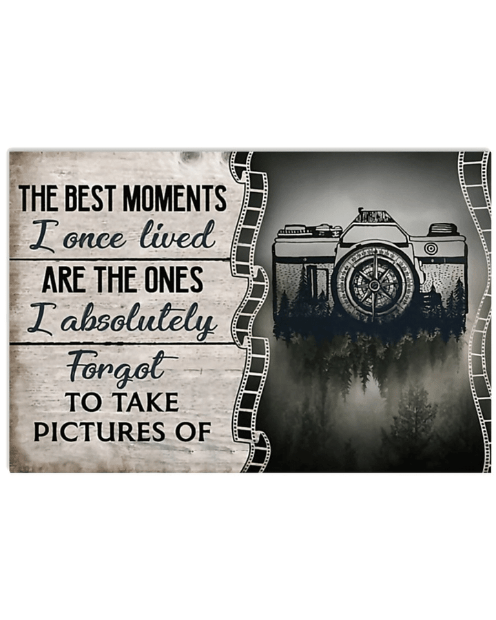 Photographer The Best Moments Matte Canvas - Spreadstores