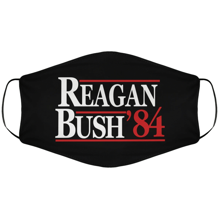 Reagan Bush' 84 Polyblend Cloth Mask - Spreadstores