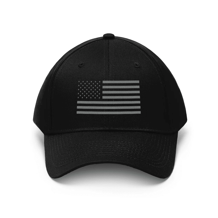 Veteran Hat, Veteran Cap, American Flag Unisex Twill Hat - Spreadstores
