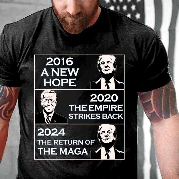 Trump Shirt, Trump 2024, 2024 The Return Of The MAGA T-Shirt - Spreadstores