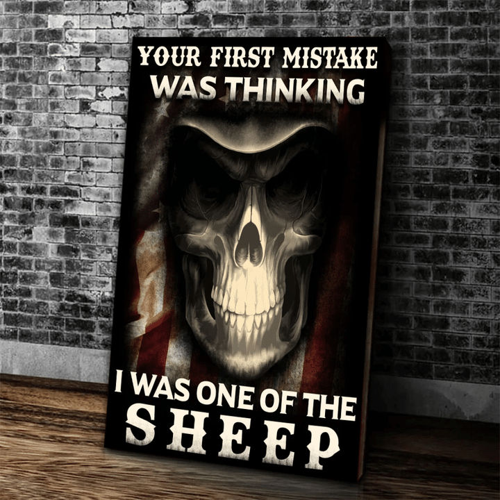 Veteran Canvas, Your First Mistake Was Thinking I Was One Of The Sheep Canvas - Spreadstores