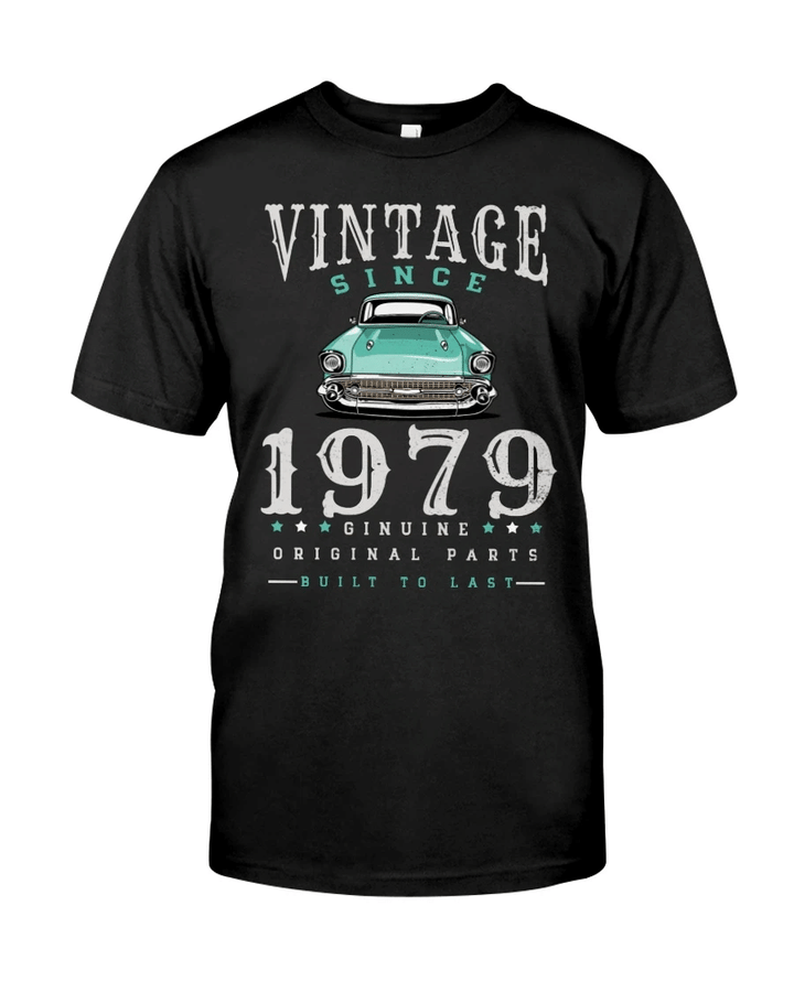Vintage Car Since1979, Birthday Gifts Idea, Gift For Her For Him Unisex T-Shirt KM0804 - Spreadstores