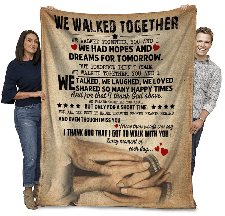 We Walked Together, You And I We Had Hopes And Dreams For Tomorrow Sherpa Blanket - Spreadstores