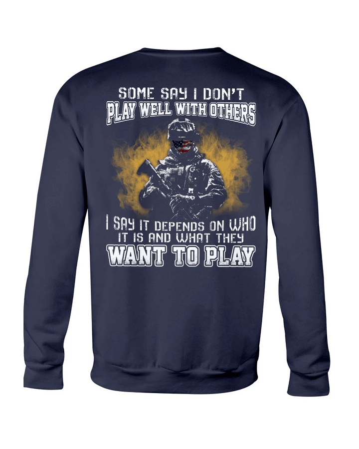 What They Want To Play Crewneck Sweatshirt - Spreadstores
