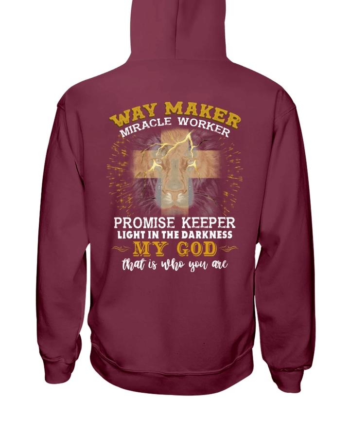 Way Maker Miracle Worker Promise Keeper Light In The Darkness My God Veteran Hoodie, Veteran Sweatshirts - Spreadstores