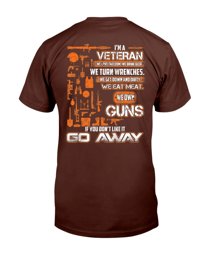 Veterans Shirt I'm A Veteran If You Don't Like It Go Away Veterans Day T-Shirt - Spreadstores