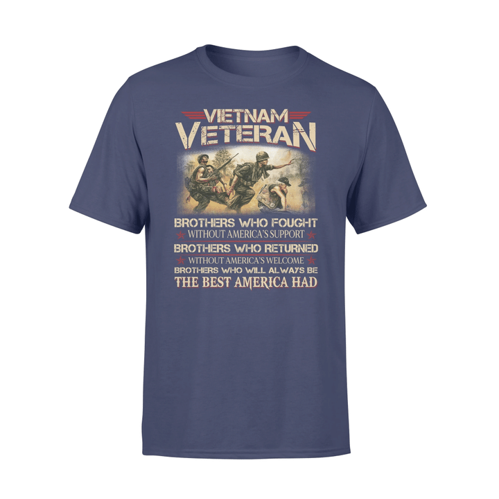Vietnam Veteran Brothers Who Fought Without America's Support T-Shirt - Spreadstores