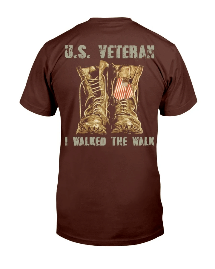 Veterans Shirt U.S. Veteran I Walked The Walk T-Shirt - Spreadstores