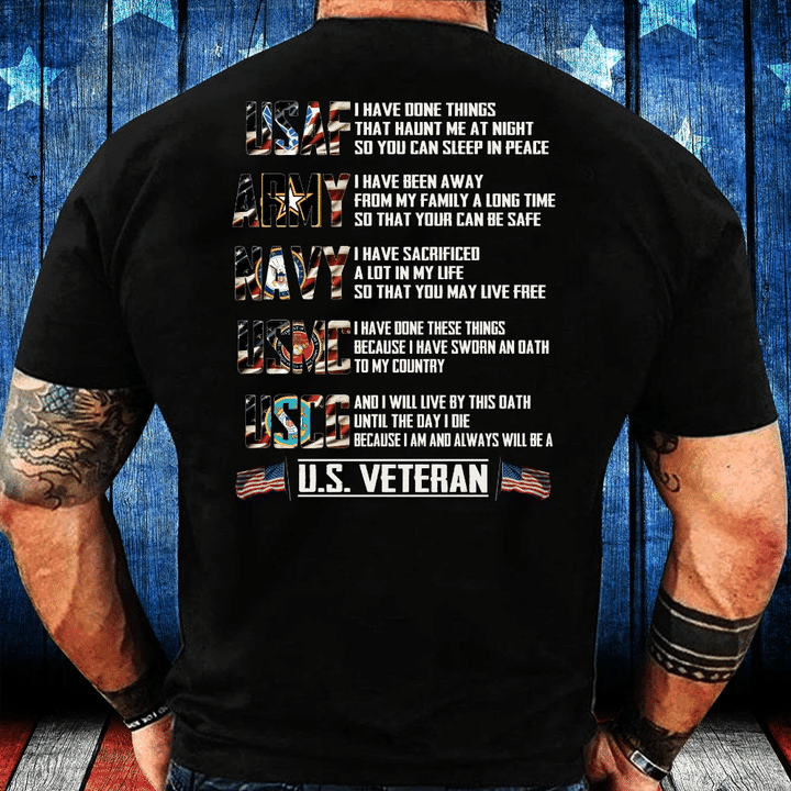 Veterans Shirt - I Have Sacrificed A Lot In My Life So That You May Live Free T-Shirt - Spreadstores
