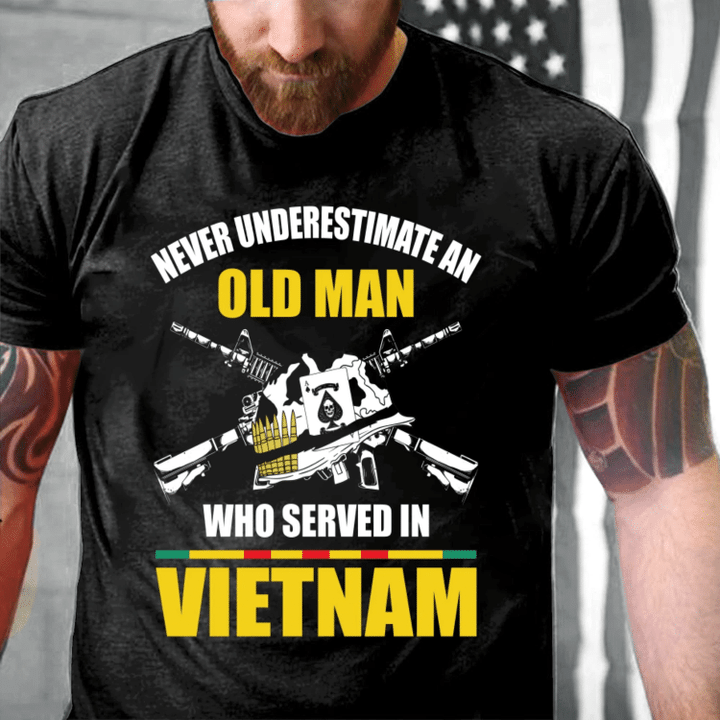 Veteran Shirt, Who Served In Vietnam Classic T-Shirt, Father's Day Gift For Dad - Spreadstores