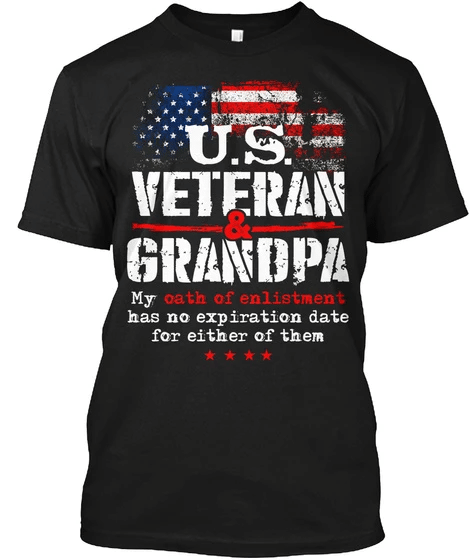 Veteran Shirt, Veteran Day Gift, Veterans Day Unisex T-Shirt, U.S Veteran & Grandpa, Gift For Grandpa T-Shirt - Spreadstores