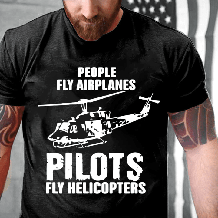 Veteran Shirt, Pilots Fly Helicopter Classic T-Shirt, Father's Day Gift For Dad KM1204 - Spreadstores