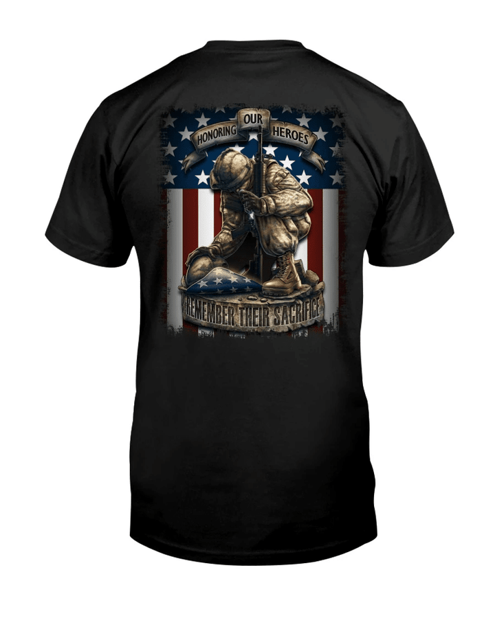 Veteran Shirt, Dad Shirt, Gifts For Dad, Honoring Our Heroes Veteran T-Shirt KM0806 - Spreadstores