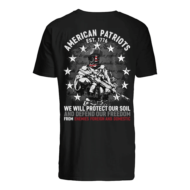 Veteran Shirt, Father's Day Shirt, American Patriots We Will Protect Our Soul T-Shirt KM2705 - Spreadstores