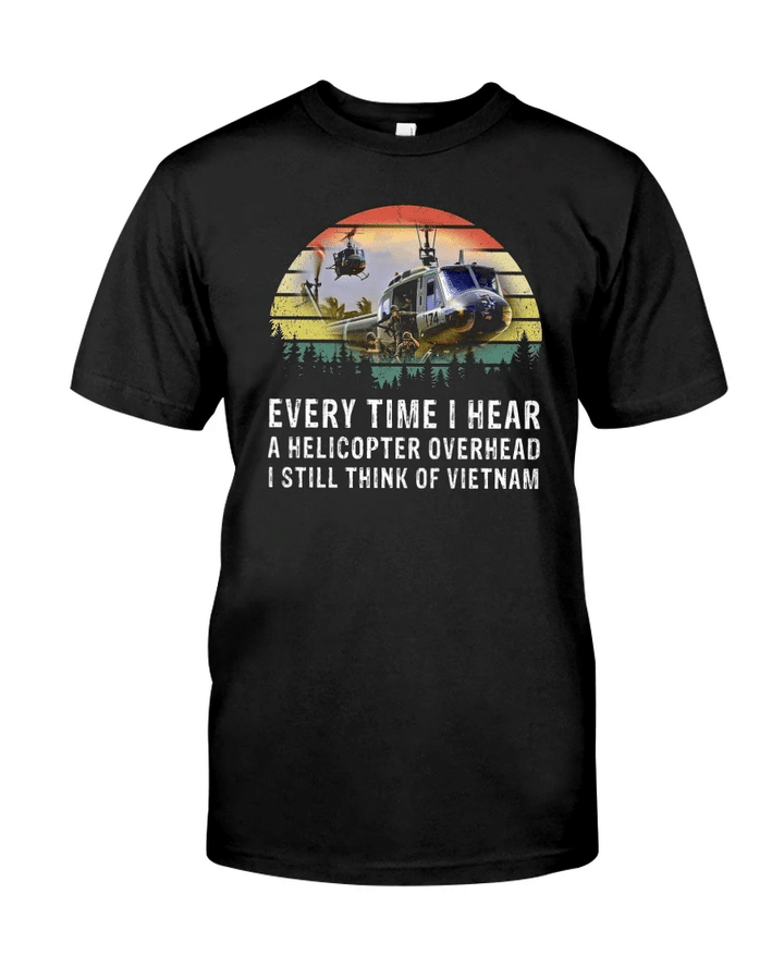 Veteran Shirt, Huey Sound Remined Vietnam Classic T-Shirt, Father's Day Gift For Dad KM1204 - Spreadstores
